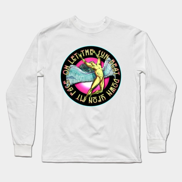 METAL ANGEL - full color Long Sleeve T-Shirt by shethemastercovets